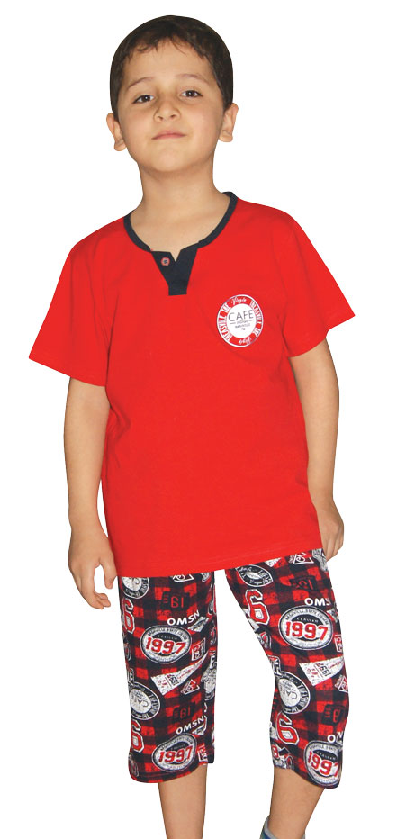 Пижамы для мальчиков (с бриджами) 89822