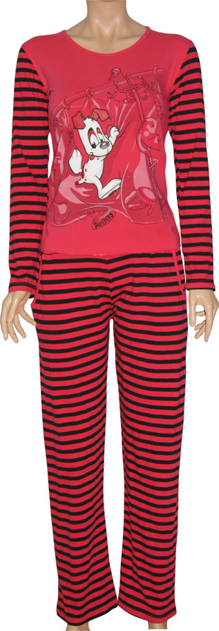 пижамы для женщин с брюками (длинный рукав) 86020