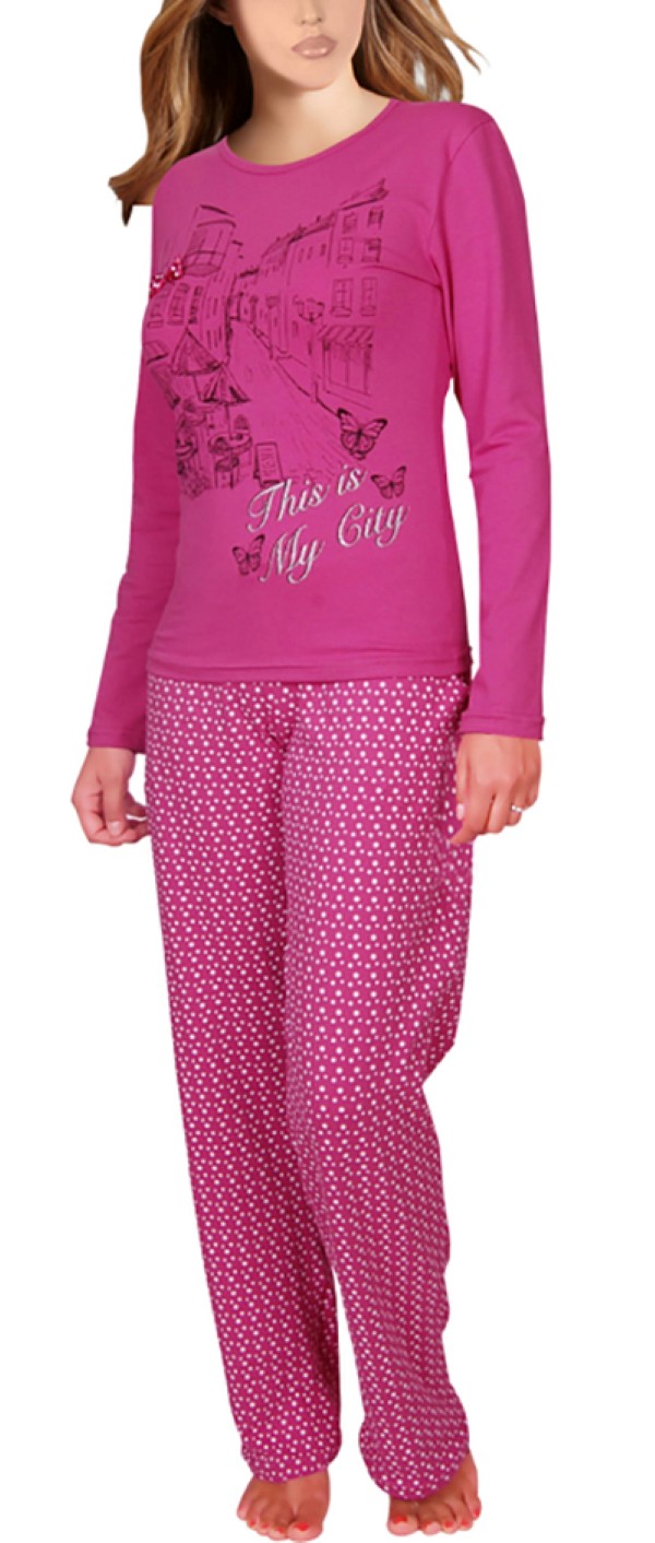 Пижамы для женщин с бриджами (короткий рукав) 12191