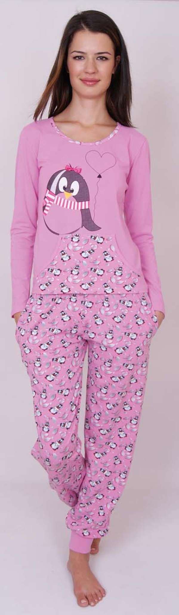 Пижамы для женщин с брюками (длинный рукав) 86327