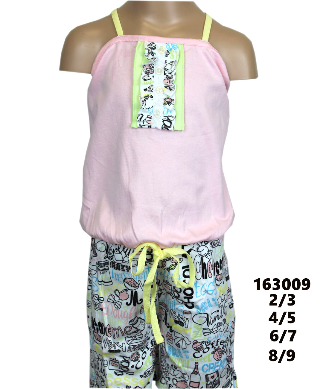 пижамы для девочек 163009